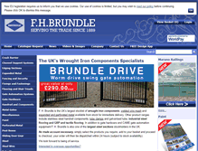 Tablet Screenshot of fhbrundle.co.uk